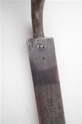 Lot 118 - Brown Bess socket bayonet and one other socket bayonet and scabbard