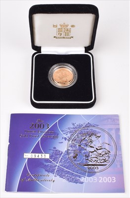 Lot 167 - 2003 Royal Mint, Proof Sovereign.