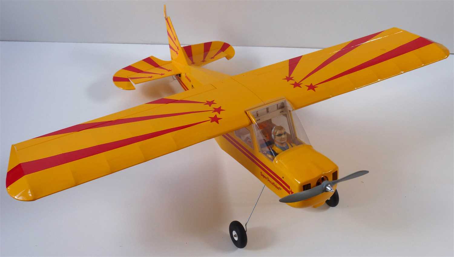 Lot 235 - Remote control Sup4 Decathlon plane (needs transmitter and receiver).