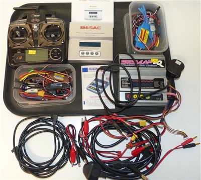 Lot 240 - Sigma battery charger, lead and controller etc.