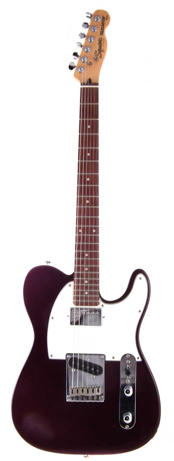 Lot 66 Squier by Fender Telecaster with soft case