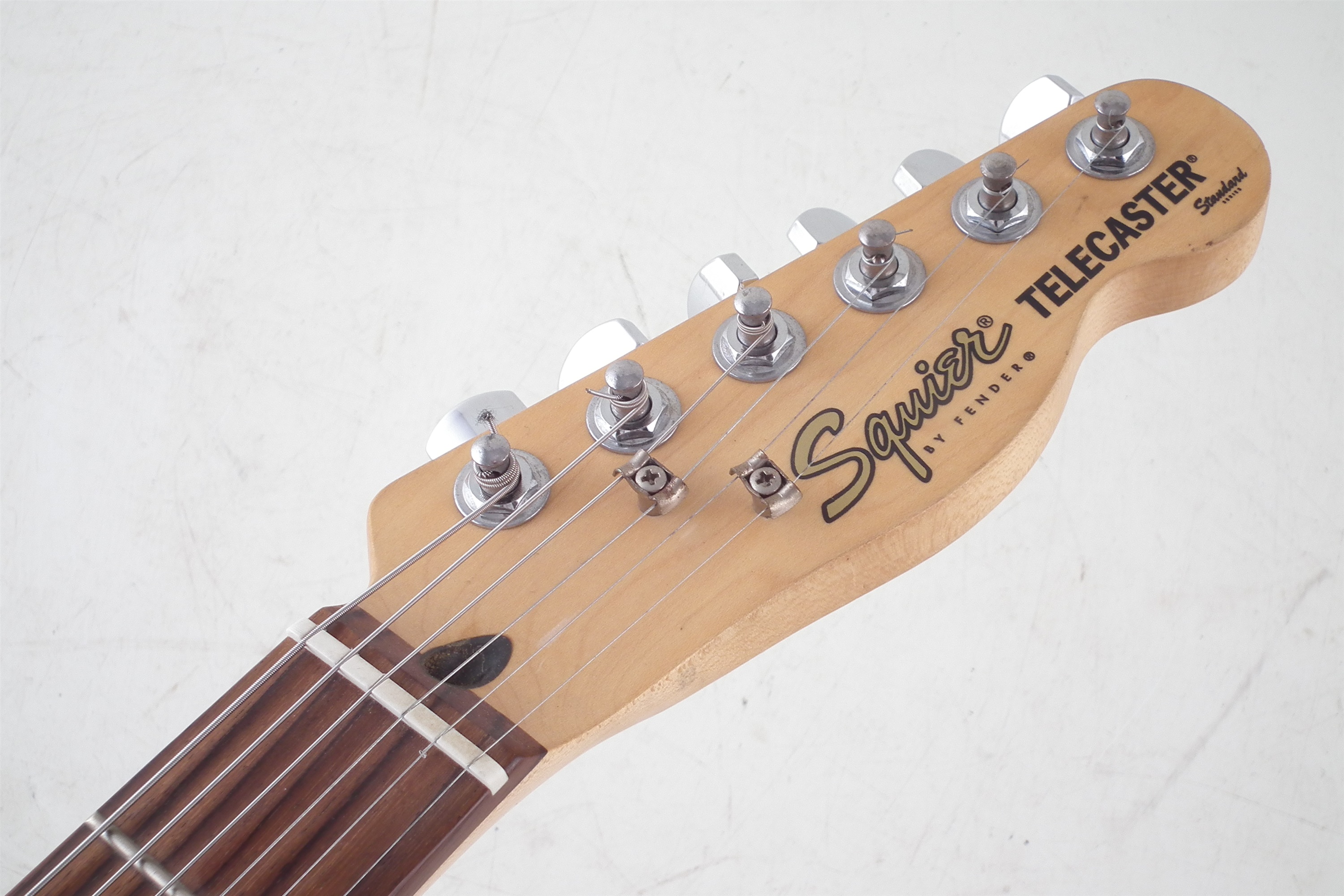 Lot 66 Squier by Fender Telecaster with soft case