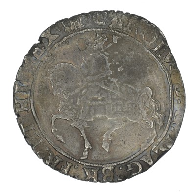 Lot 204 - Charles I, Halfcrown, mm. portcullis.