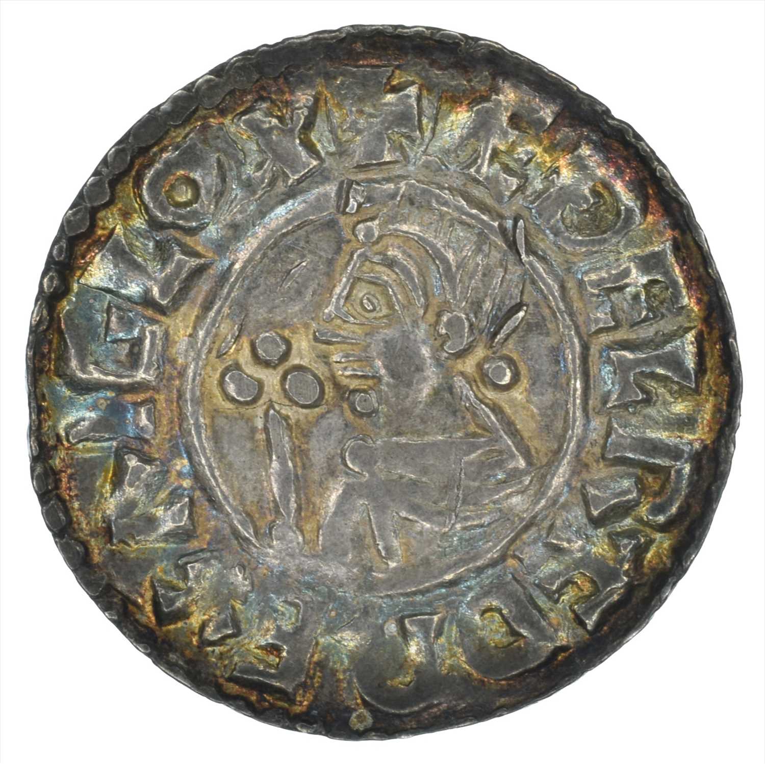 Lot 205 - Aethelred II, Silver Penny, Crux type, London Mint.