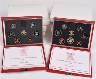 Lot 172 - Quantity of United Kingdom Royal Mint Annual Proof Coin Collections.