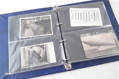 Lot 235 - Album of Zeppelin photographs and memorabilia