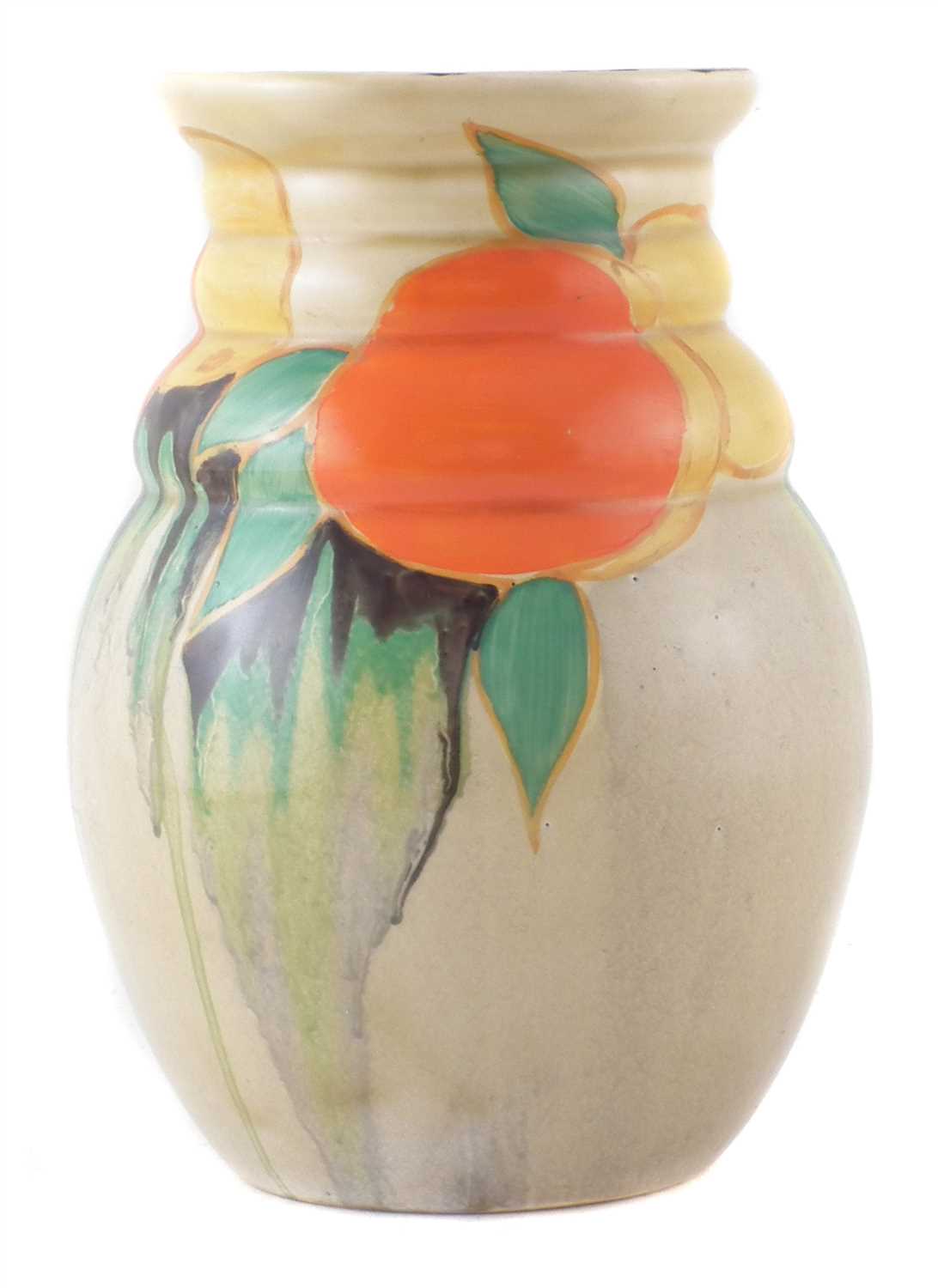 Lot 235 - Clarice Cliff Delecia vase