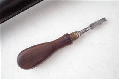 Lot 37 - Westley Richards Monkey Tail converted to centre fire