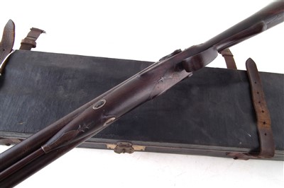 Lot 26 - Double percussion shotgun by Patrick of Liverpool with case