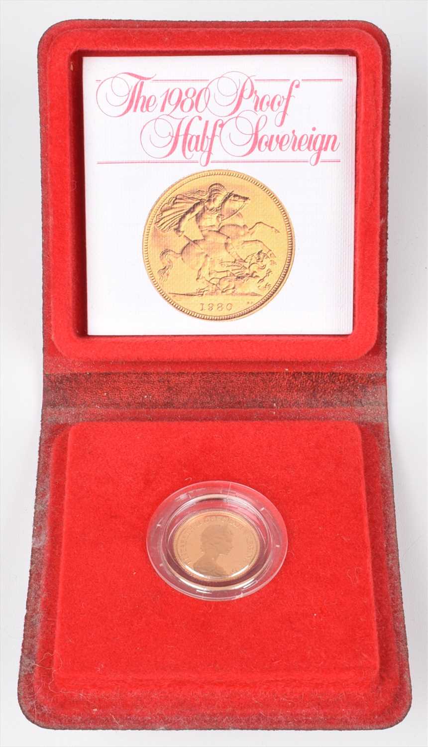 Lot 70 - 1980 Royal Mint, Proof Half-Sovereign.