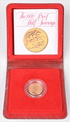 Lot 70 - 1980 Royal Mint, Proof Half-Sovereign.