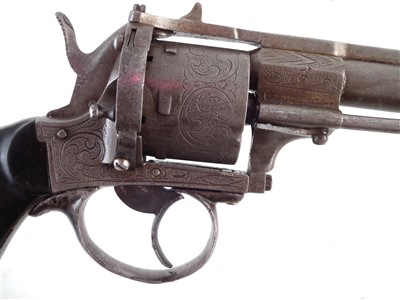 Lot 49 - Belgian Pinfire revolver circa 1865, 9mm calibre