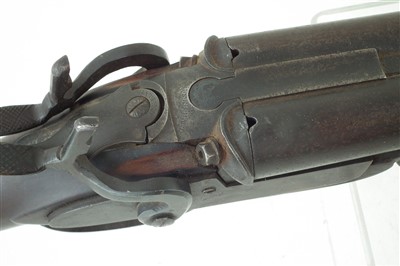 Lot 39 - Composite wall hanger pinfire shotgun