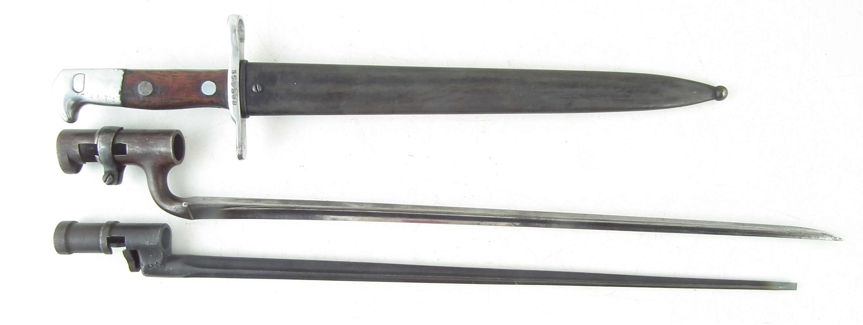 Lot 105 Swiss M1918 Bayonet Martini Henry Bayonet