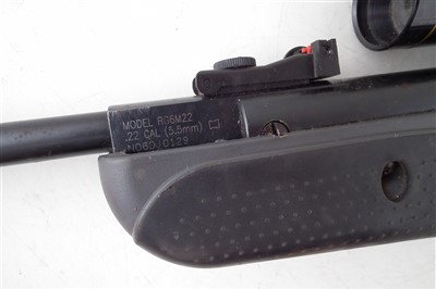 Lot 162 - Remington Genesis .22 air rifle with gun slip