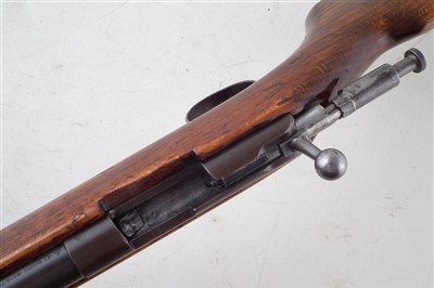 Lot 65 - .22 LR smoot bored shotgun by Hungarian Lampagyar serial number R.2516