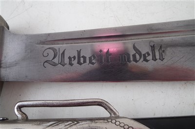 Lot 158 - German WWII Third Reich Rad dagger.