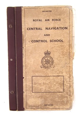 Lot 232 - Royal Air Force Flying Manual 1950's/60's Queens Crown PLT officer JWH Murdin (AFM) decorated pilot