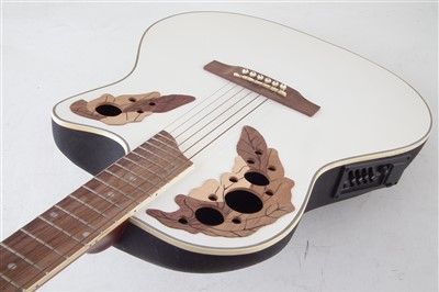 Lot 55 - Harper Ovation style steel string guitar