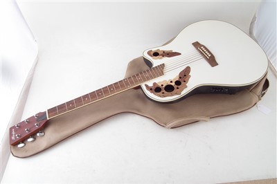 Lot 55 - Harper Ovation style steel string guitar