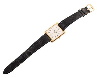 Lot 133 - An 18ct gold Vacheron Constantin 18ct gold slimline watch