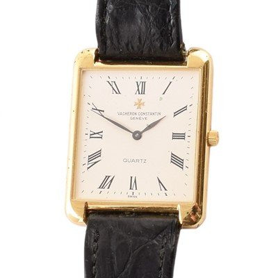 Lot 133 - An 18ct gold Vacheron Constantin 18ct gold slimline watch