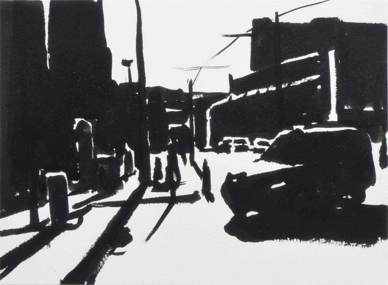 507 - Liam Spencer, "High Street", ink.