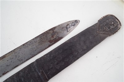 Lot 119 - Omani Kattara sword and scabbard.