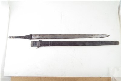 Lot 119 - Omani Kattara sword and scabbard.