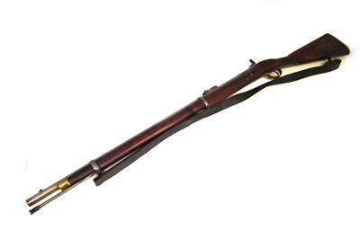 Lot 30 - Enfield pattern 1856 Percussion Sergeant's two band .577 rifle