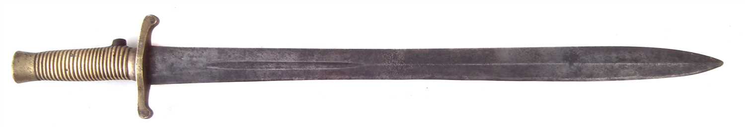 Lot 130 - Pattern 1848 Brunswick Rifle Bayonet