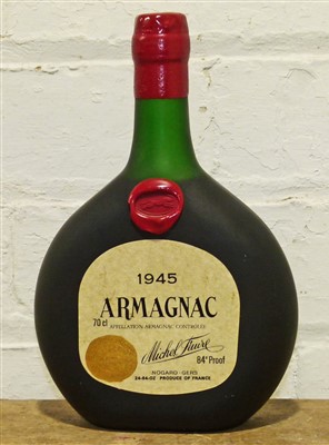 Lot 186 - 1 Bottle Michel Faure Vintage Armagnac 1945