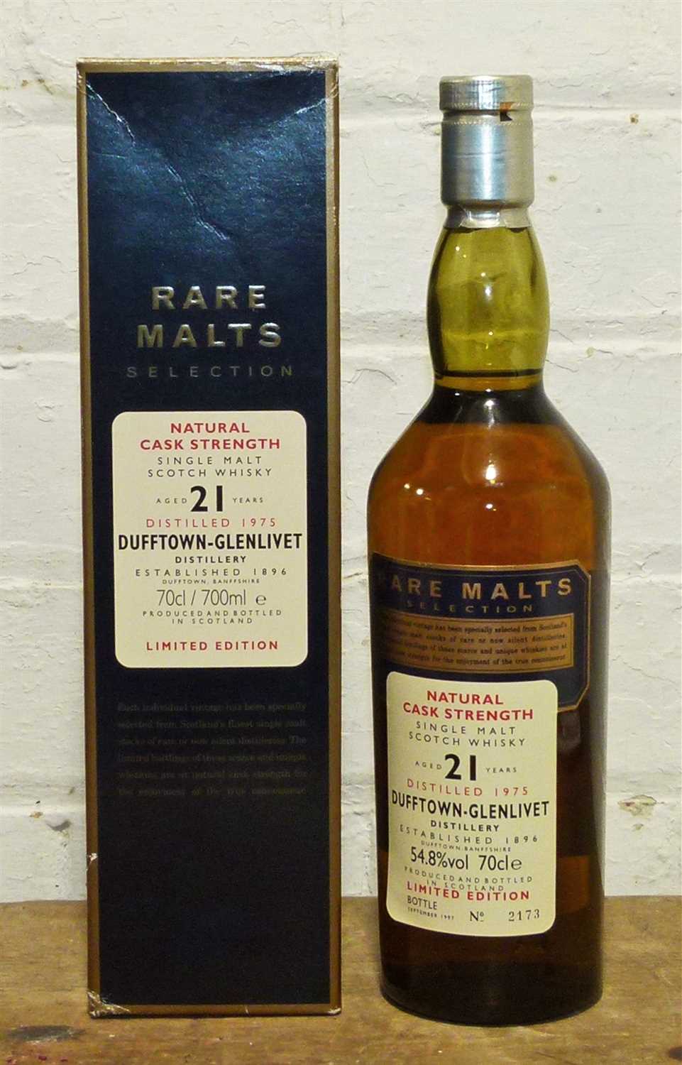 Lot 71 - 1 Bottle Dufftown-Glenlivet Distilled 1975 ‘Rare Malts Selection’ 21 Year Old