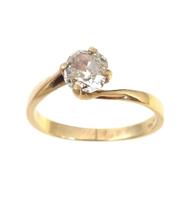 Lot 123 - A diamond solitaire ring