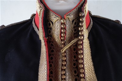 Lot 203 - Major The Honourable Herbrand Alexander 5th Lancers Dress Jacket, waist coat and trousers.