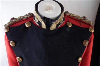 Lot 210 - Major Cuthbert John Eccles 16th Lancers jacket and belt together with a pair of trousers for E. B Eccles