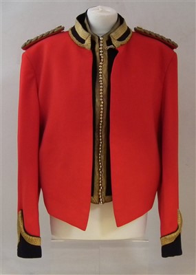 Lot 212 - Major William Cook 16th / 5th The Queens Royal Lancers dress jacket and waistcoat and trousers