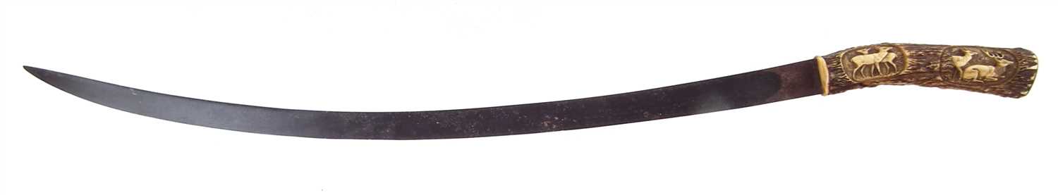 Lot 159 - Opening of the North Staffordshire Railway 1849 John Lewis Presentation Carving Sword