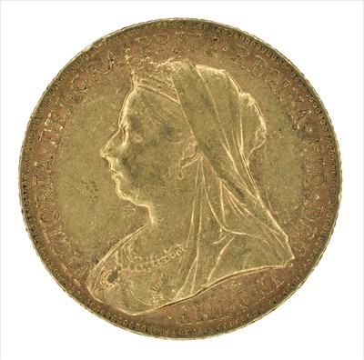 Lot 76 - Queen Victoria, Sovereign, 1898, Melbourne Mint.