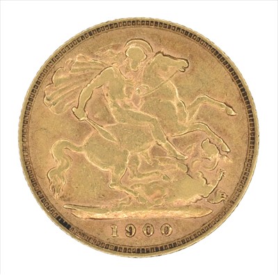 Lot 83 - Queen Victoria, Half-Sovereign, 1900, London Mint.