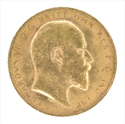 Lot 119 - King Edward VII, Sovereign, 1910, London Mint.