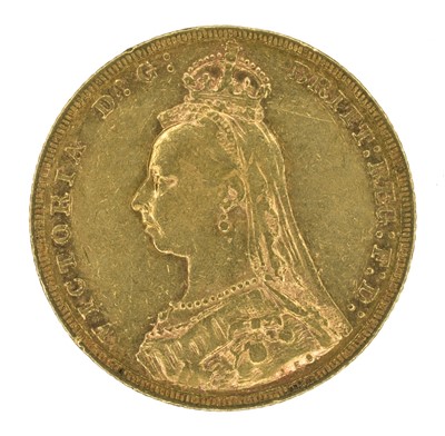 Lot 149 - Queen Victoria, Sovereign, 1889, Melbourne Mint.