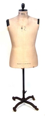 Lot 214 - Kennett and Lindsell tailors dummy