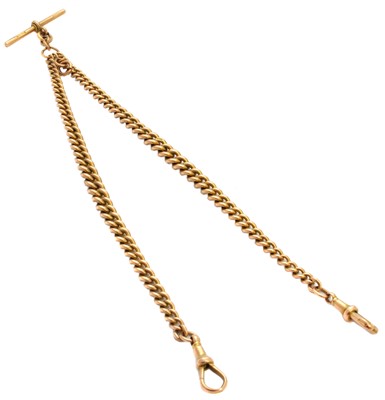 Lot 138 - An early 20th Century 9ct gold Albert chain