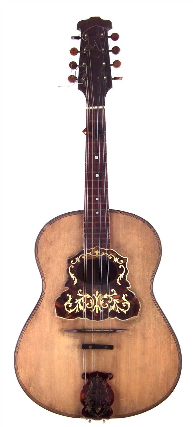 Lot 98 - Flat back mandolin with case