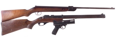 Lot 94 - Two air rifles and a Webley air pistol