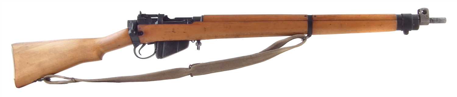 Lot 54 - Lee Enfield No.4 Long Branch .303 rifle