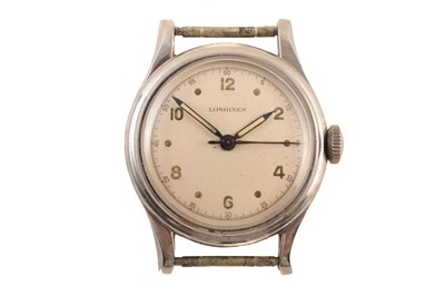 Lot 280 - A mid 20th century Longines stainless steel watch