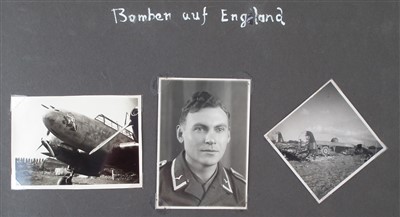 Lot 233 - German WWII Third Reich photo album 'Kreigserinnerungen'