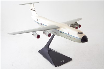 Lot 254 - All metal scale model of the US Lockheed C5A Galaxy military transport aircraft